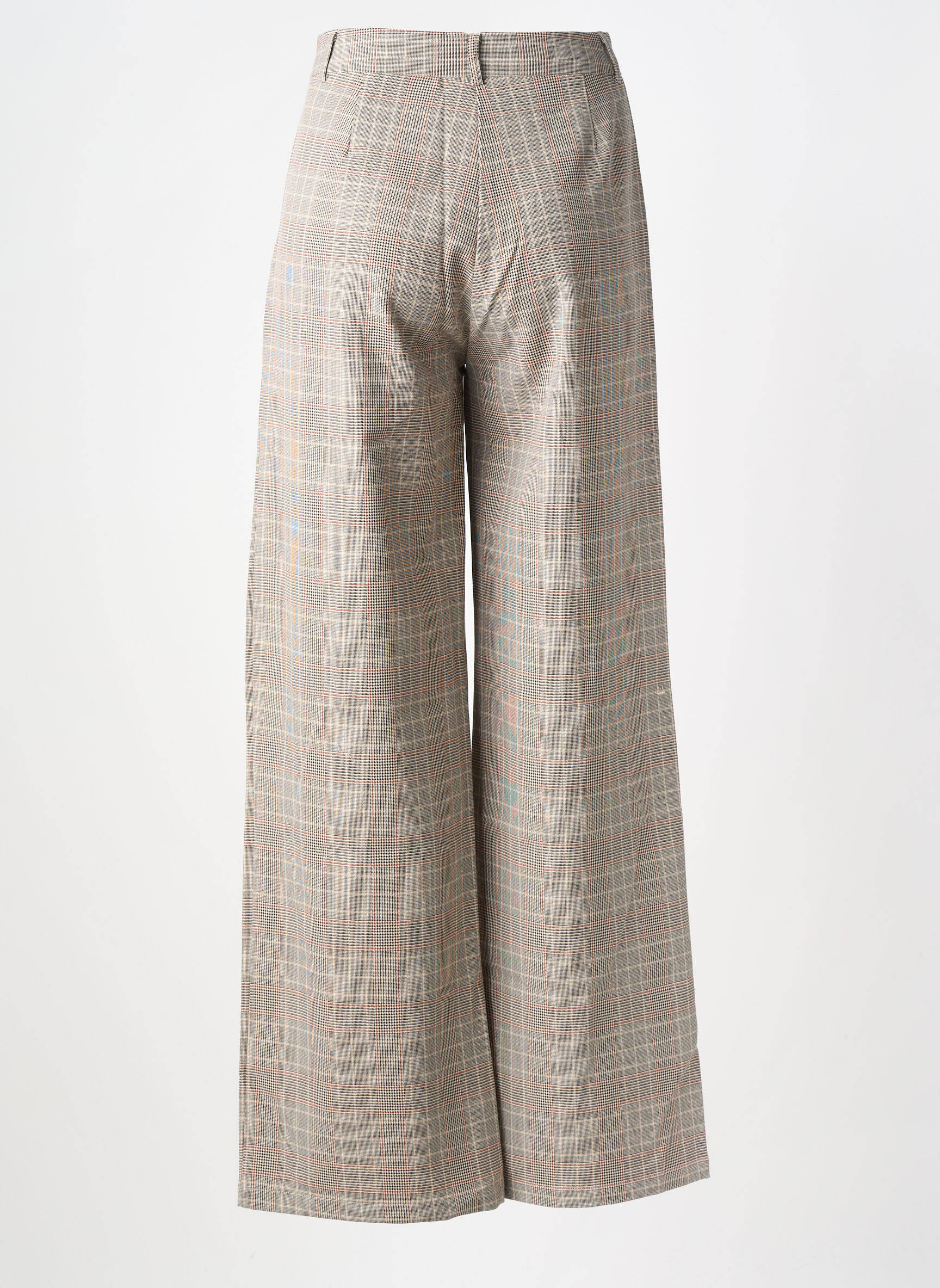 Pantalon drept elasticitate talie înaltă maro TIFFOSI femeie