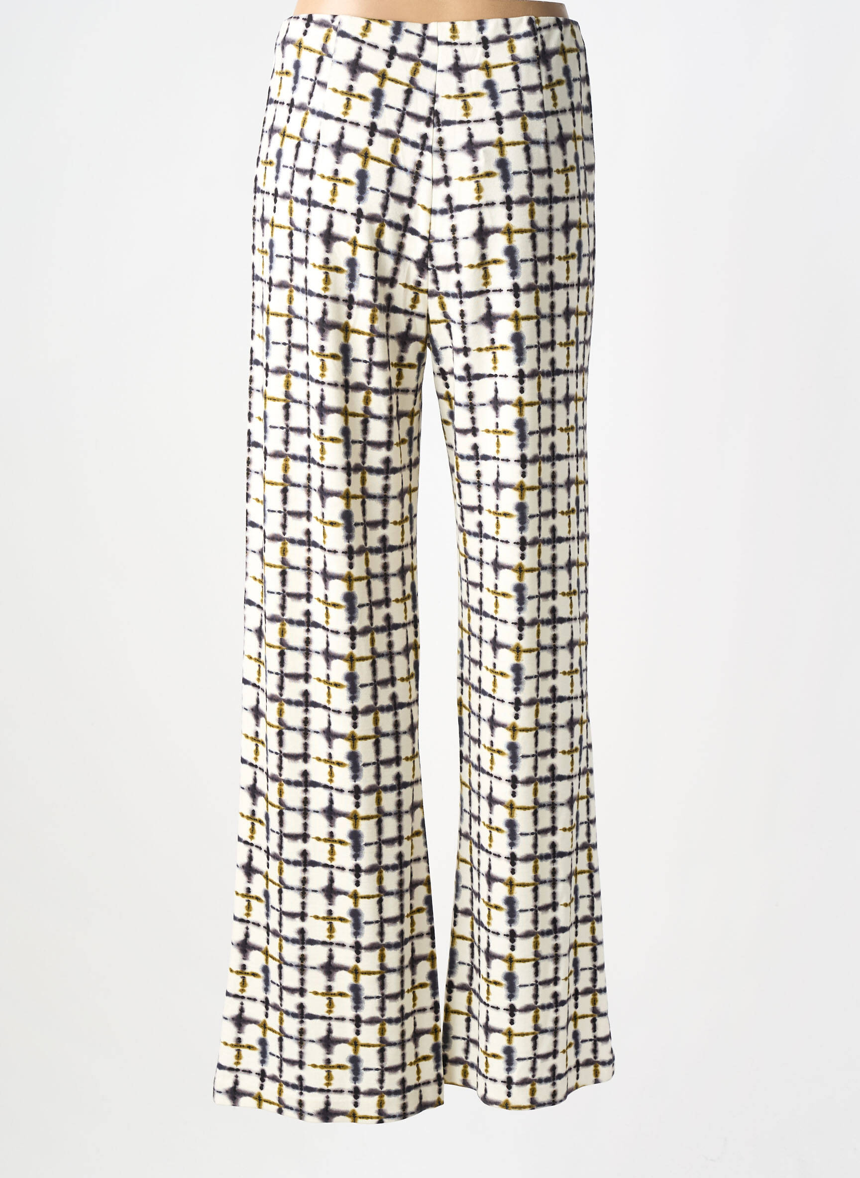 Pantalon evazat talie elastică gri SURKANA femeie