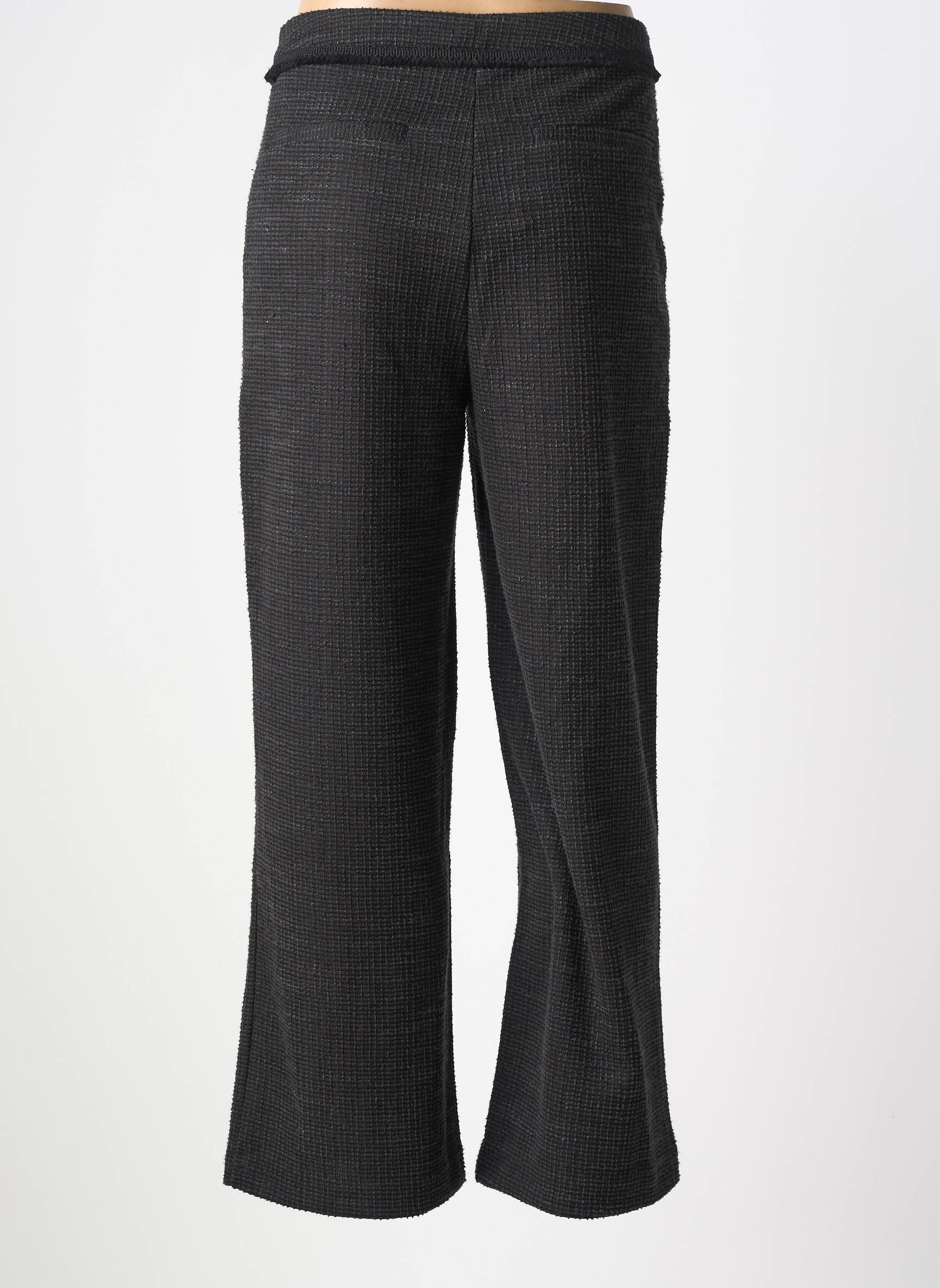Pantalon drept elasticitate mărime normală gri ICHI femeie