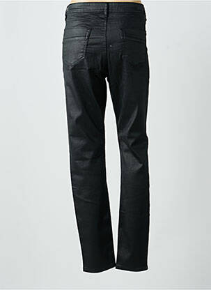Pantalon slim țesătură acoperită mărime normală negru GEISHA femeie