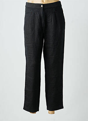 Pantalon 7/8 talie elastică mărime normală negru WHITE STUFF femeie