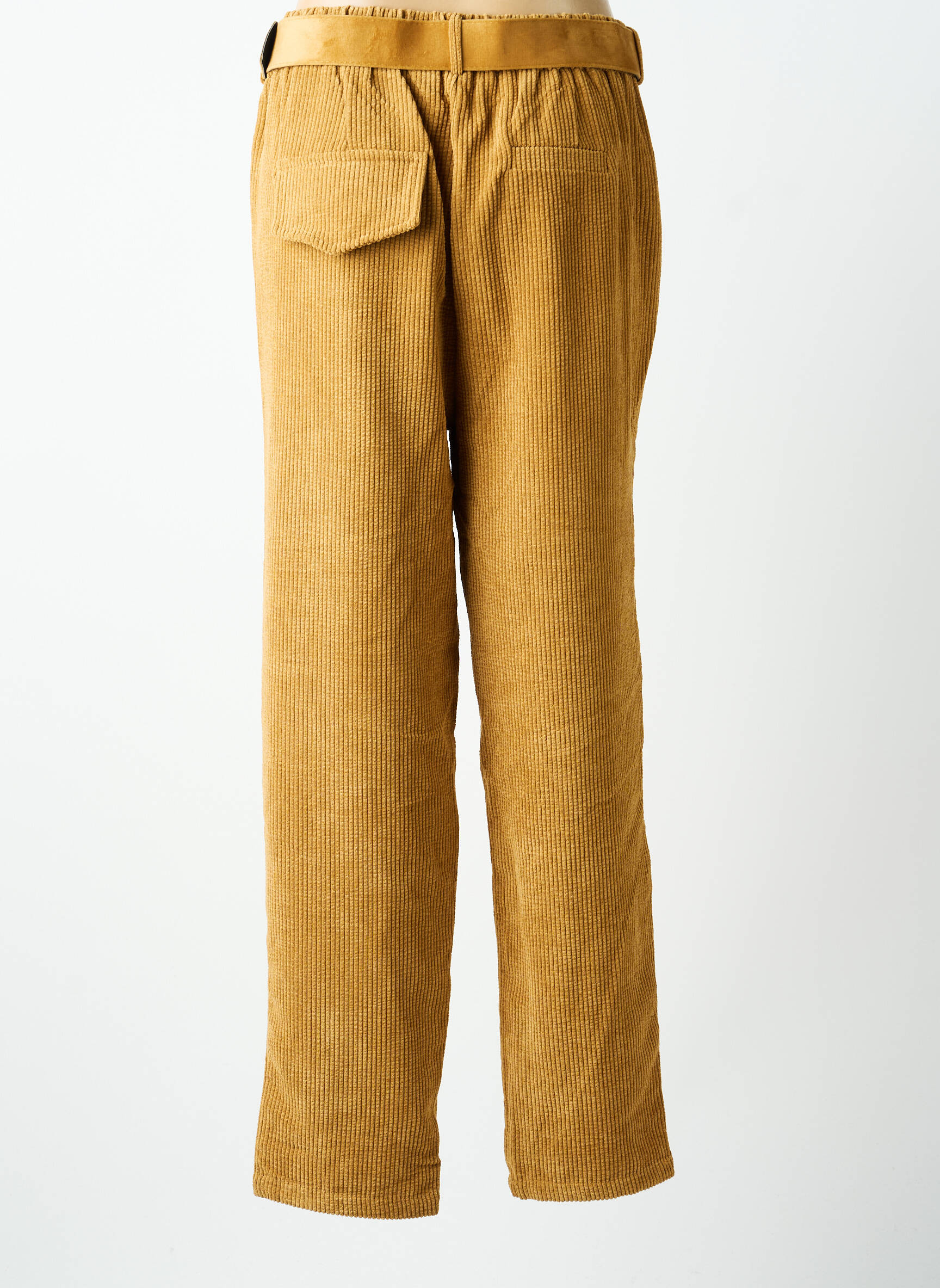 Pantalon drept elasticitate mărime normală bej MOLLY BRACKEN femeie