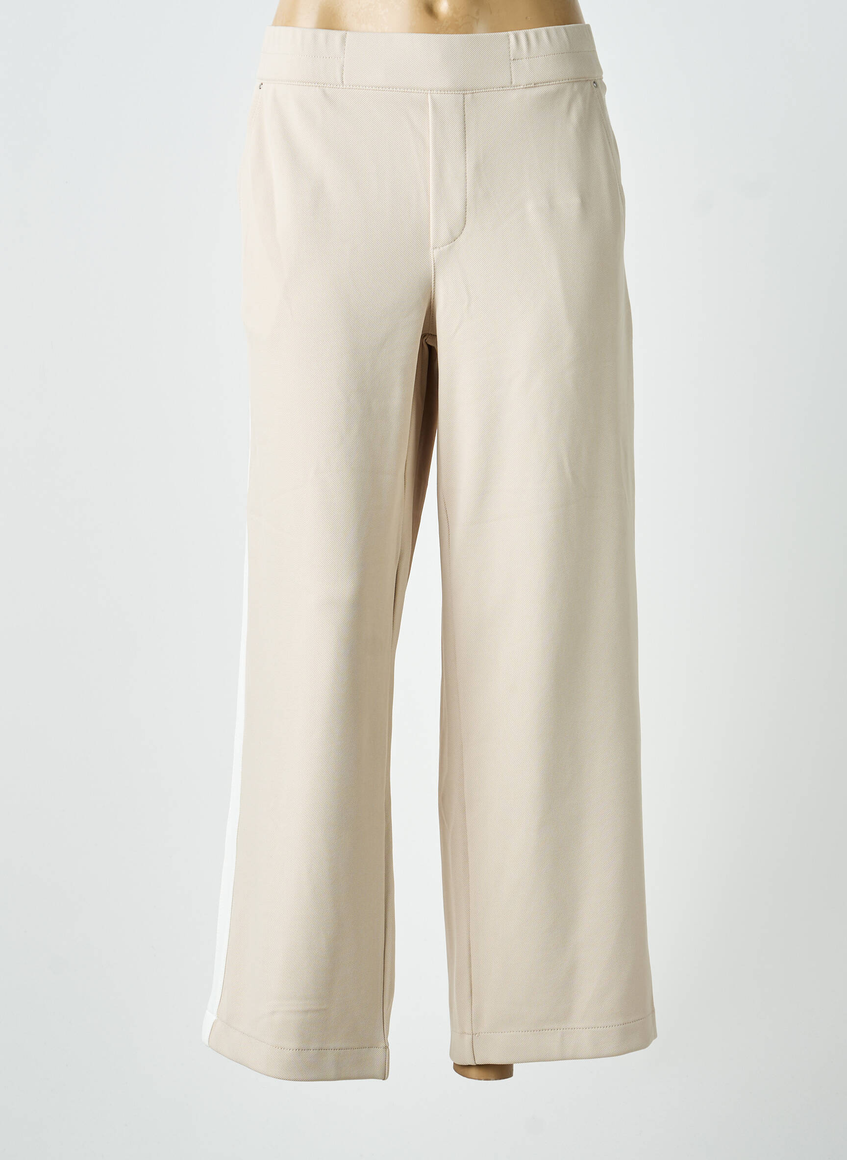Pantalon 7/8 elasticitate mărime normală bej STREET ONE femeie