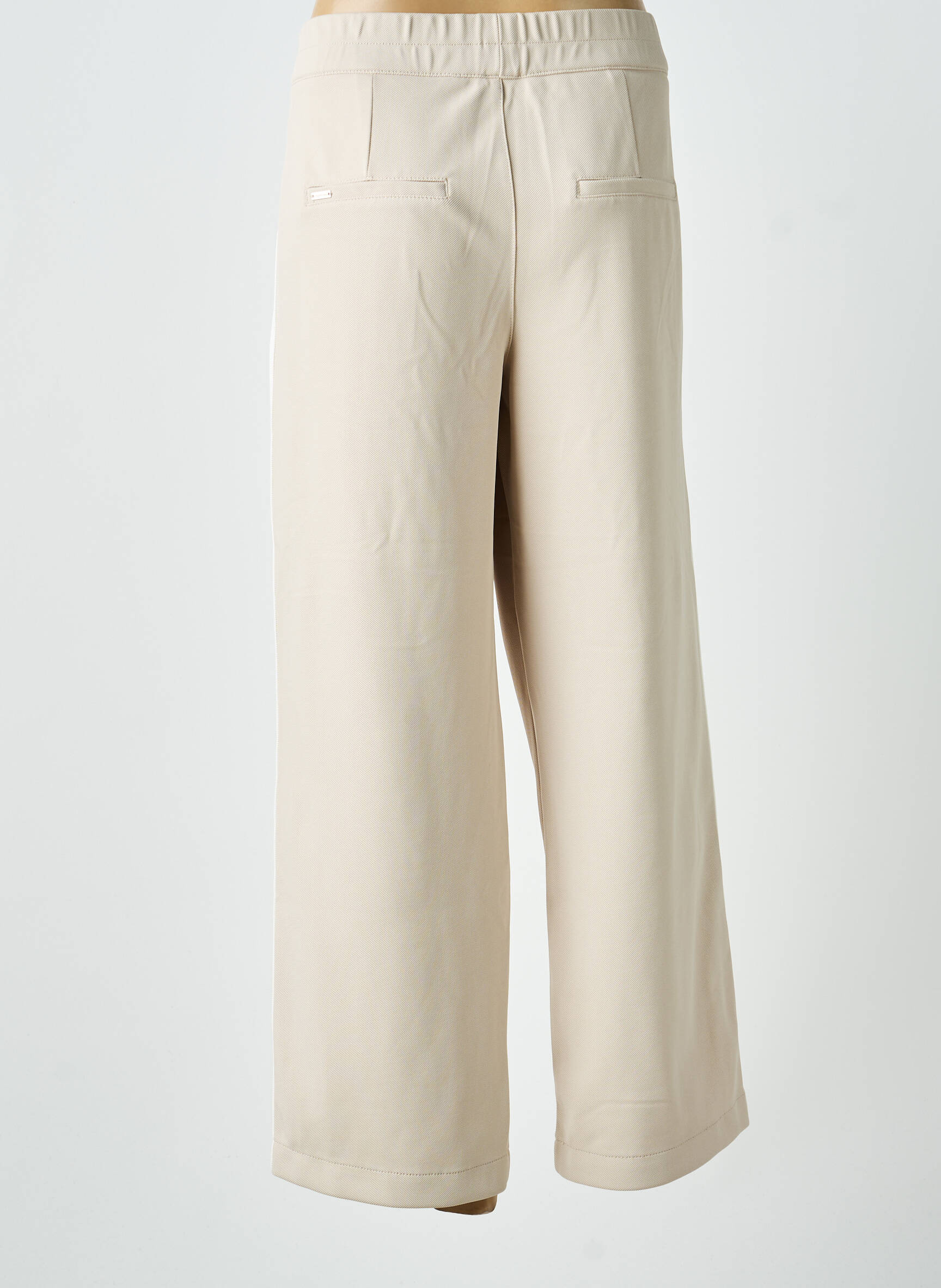 Pantalon 7/8 elasticitate mărime normală bej STREET ONE femeie