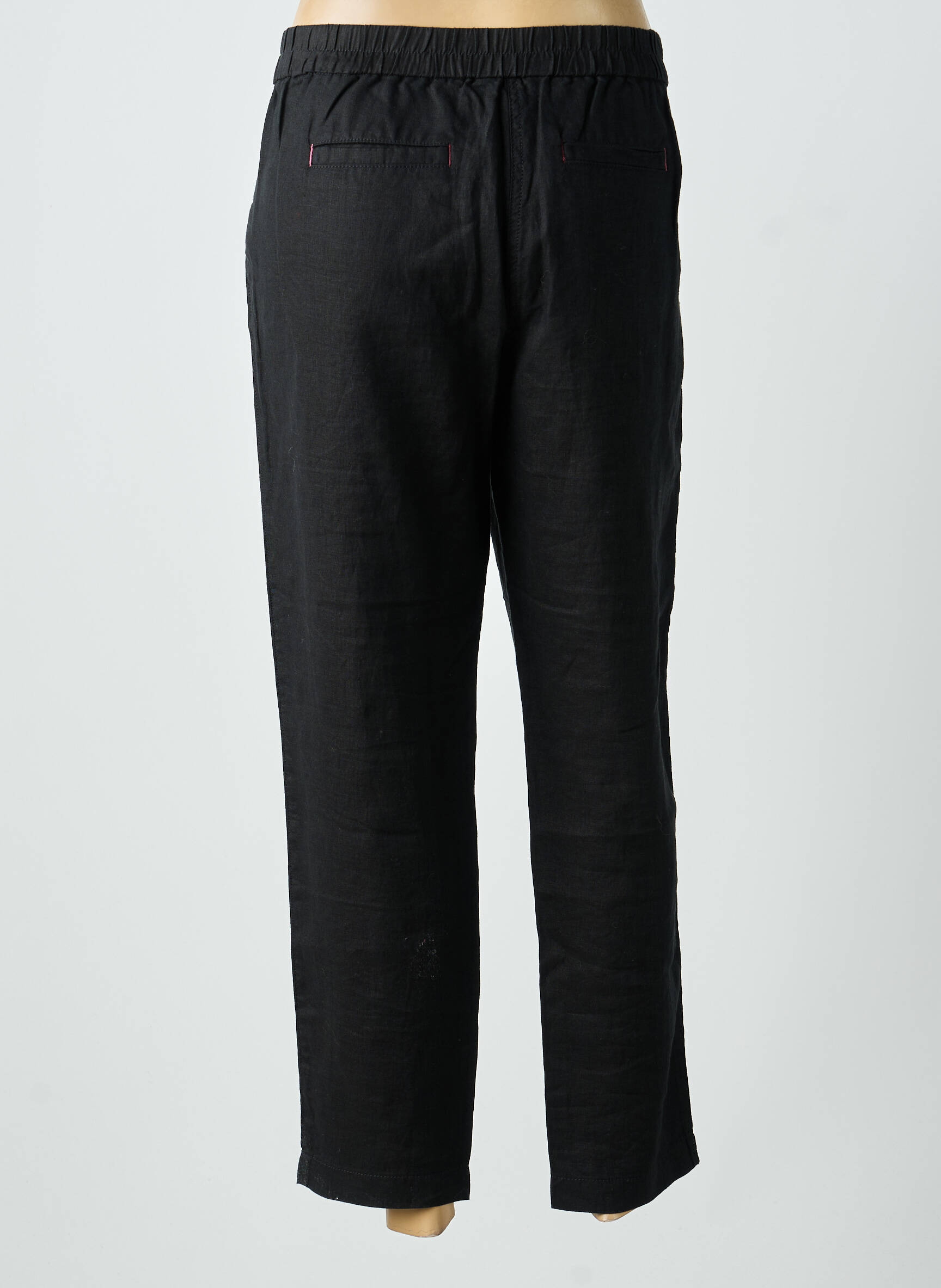 Pantalon 7/8 talie elastică mărime normală negru WHITE STUFF femeie