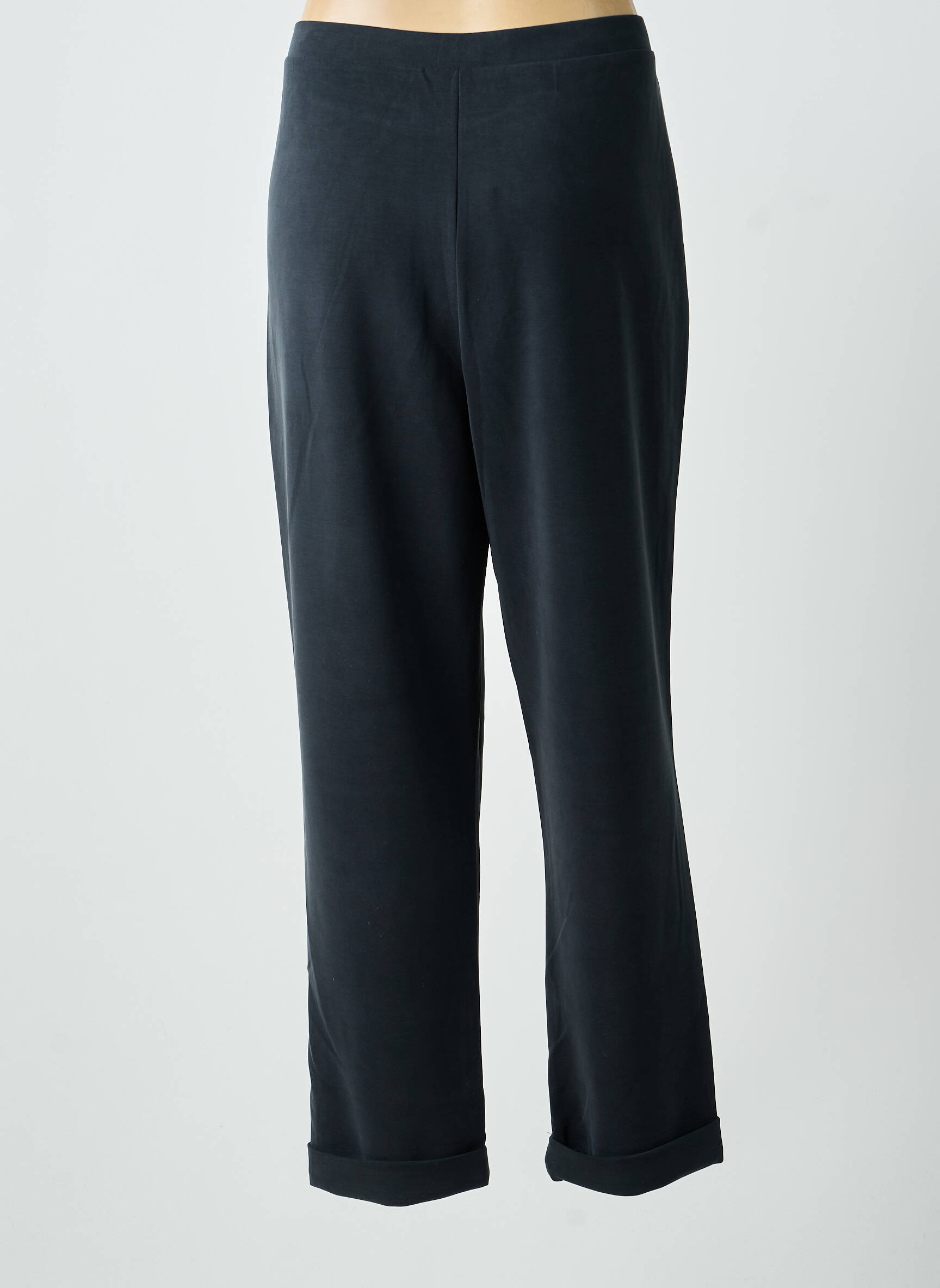 Pantalon drept elasticitate mărime normală negru SURKANA femeie