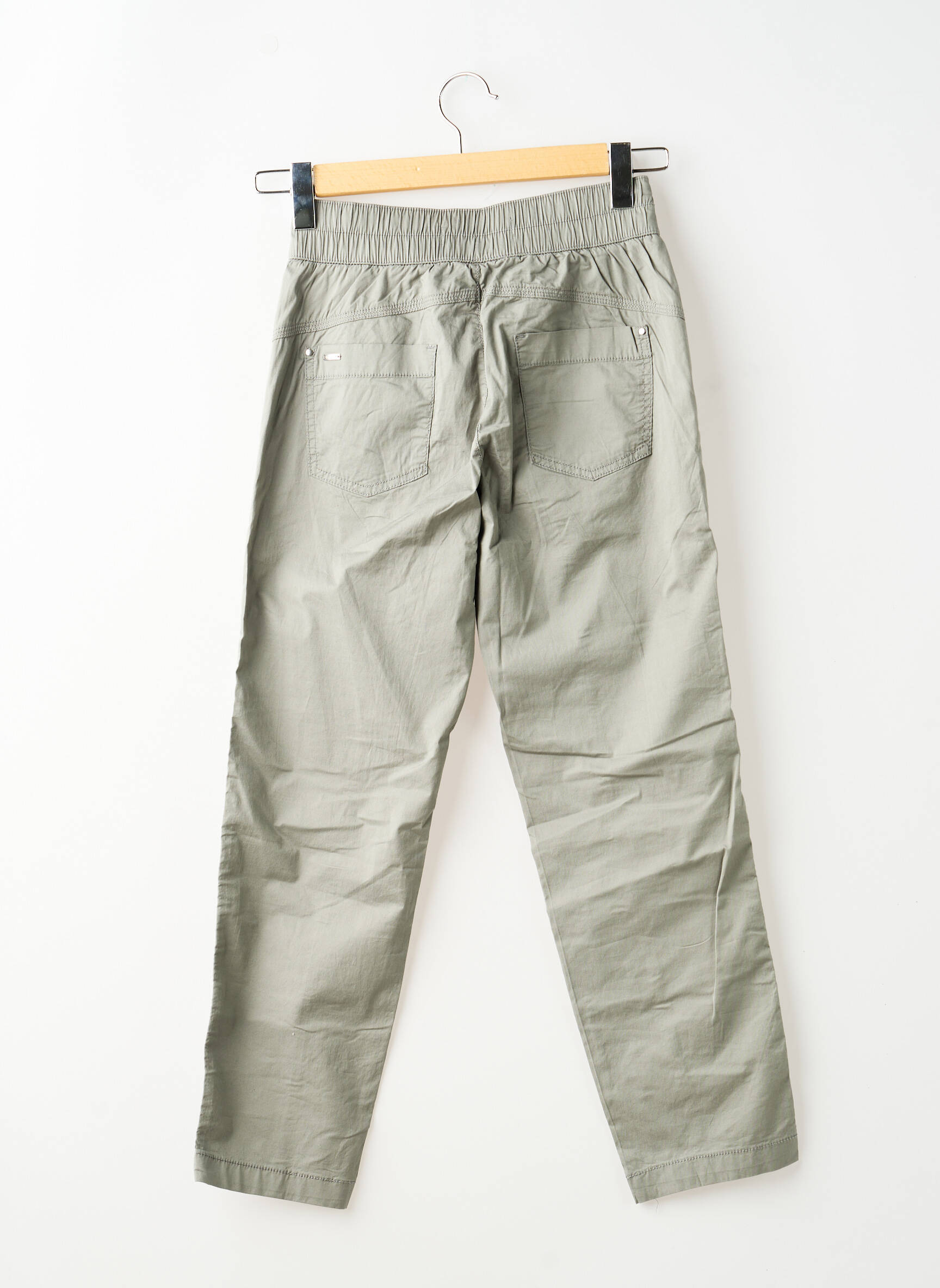 Pantalon cargo talie elastică mărime normală gri STREET ONE femeie