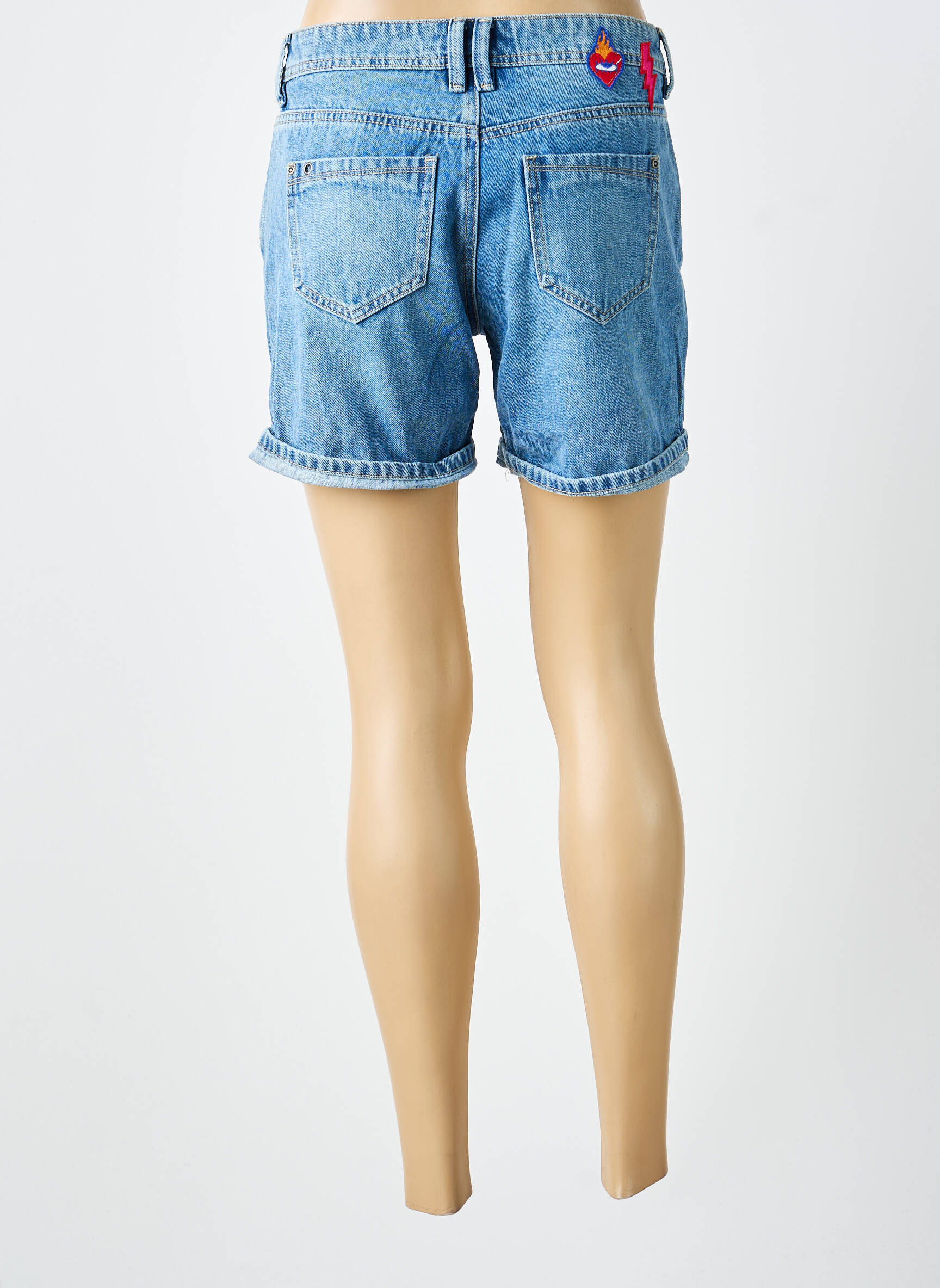 Șort țesătură denim mărime normală albastru FREEMAN T.PORTER femeie