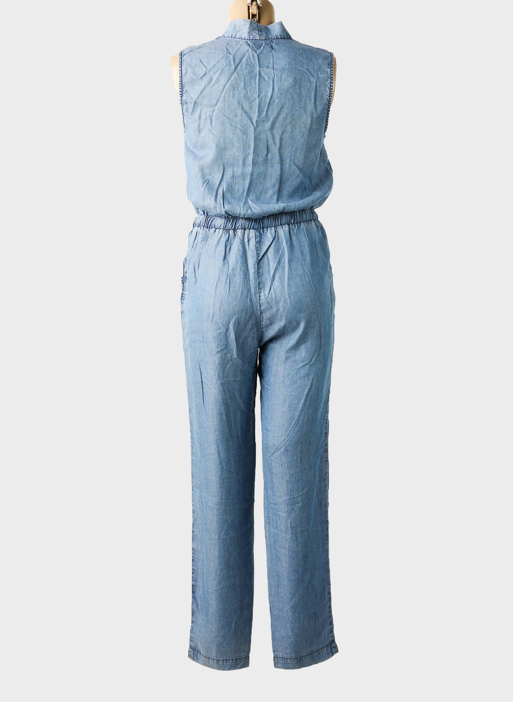 Salopetă-pantalon fără mâneci fără mâneci albastru MOLLY BRACKEN femeie