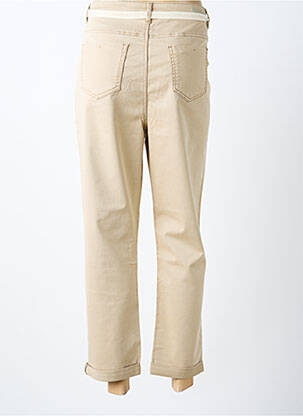 Pantalon drept elasticitate mărime normală bej GEISHA femeie