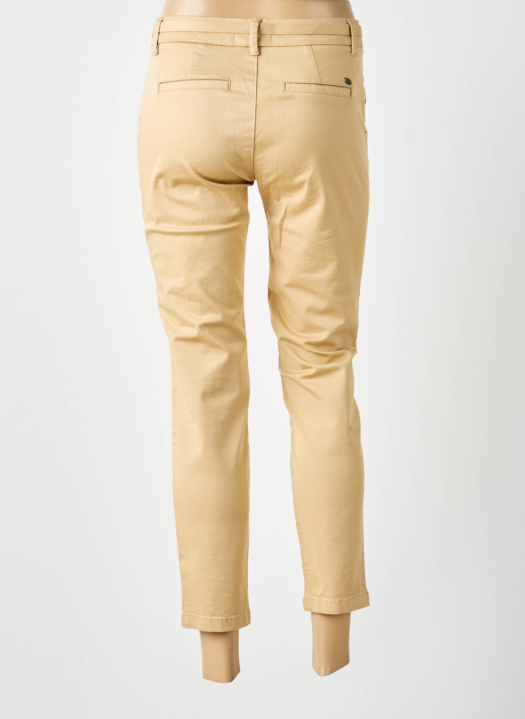 Pantalon 7/8 elasticitate mărime normală bej FREEMAN T.PORTER femeie