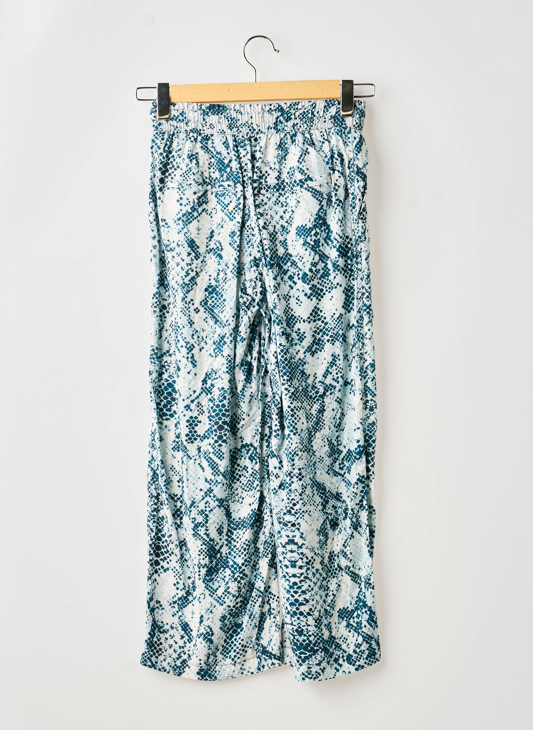 Pantalon drept țesătură poplin mărime normală verde STREET ONE femeie