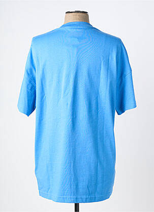 Tricou broderie mâneci scurte albastru ADIDAS bărbat