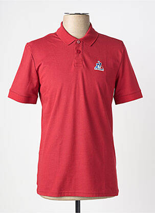 Polo elasticitate mâneci scurte roșu LE COQ SPORTIF bărbat