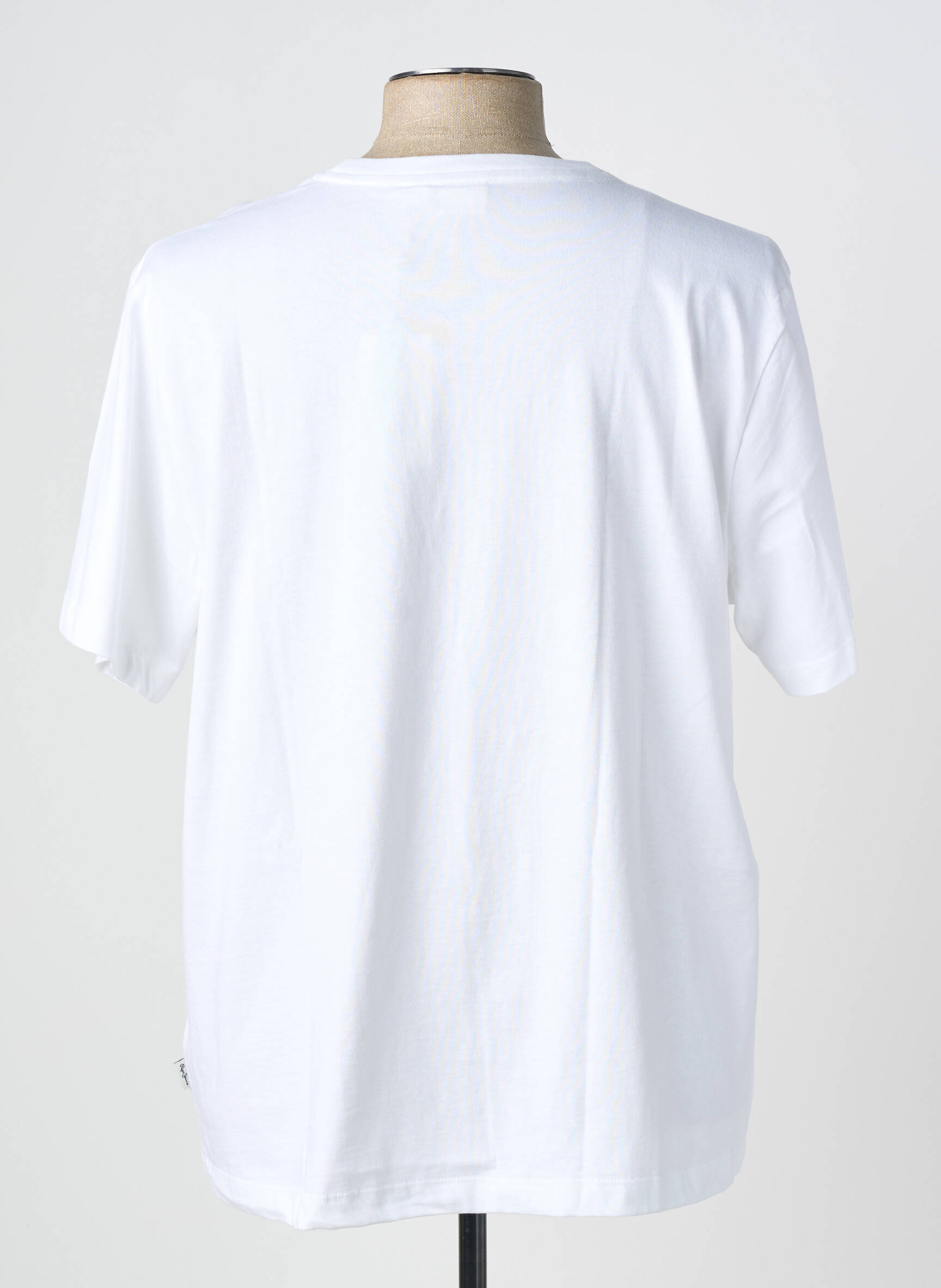 Tricou elasticitate mâneci scurte alb PEPE JEANS bărbat