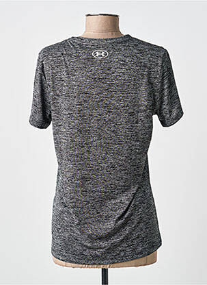 Tricou guler în v mâneci scurte gri UNDER ARMOUR femeie