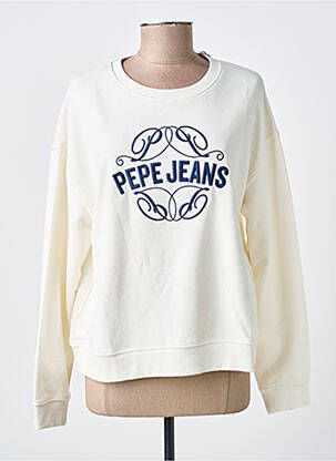 Hanorac broderie alb PEPE JEANS femeie