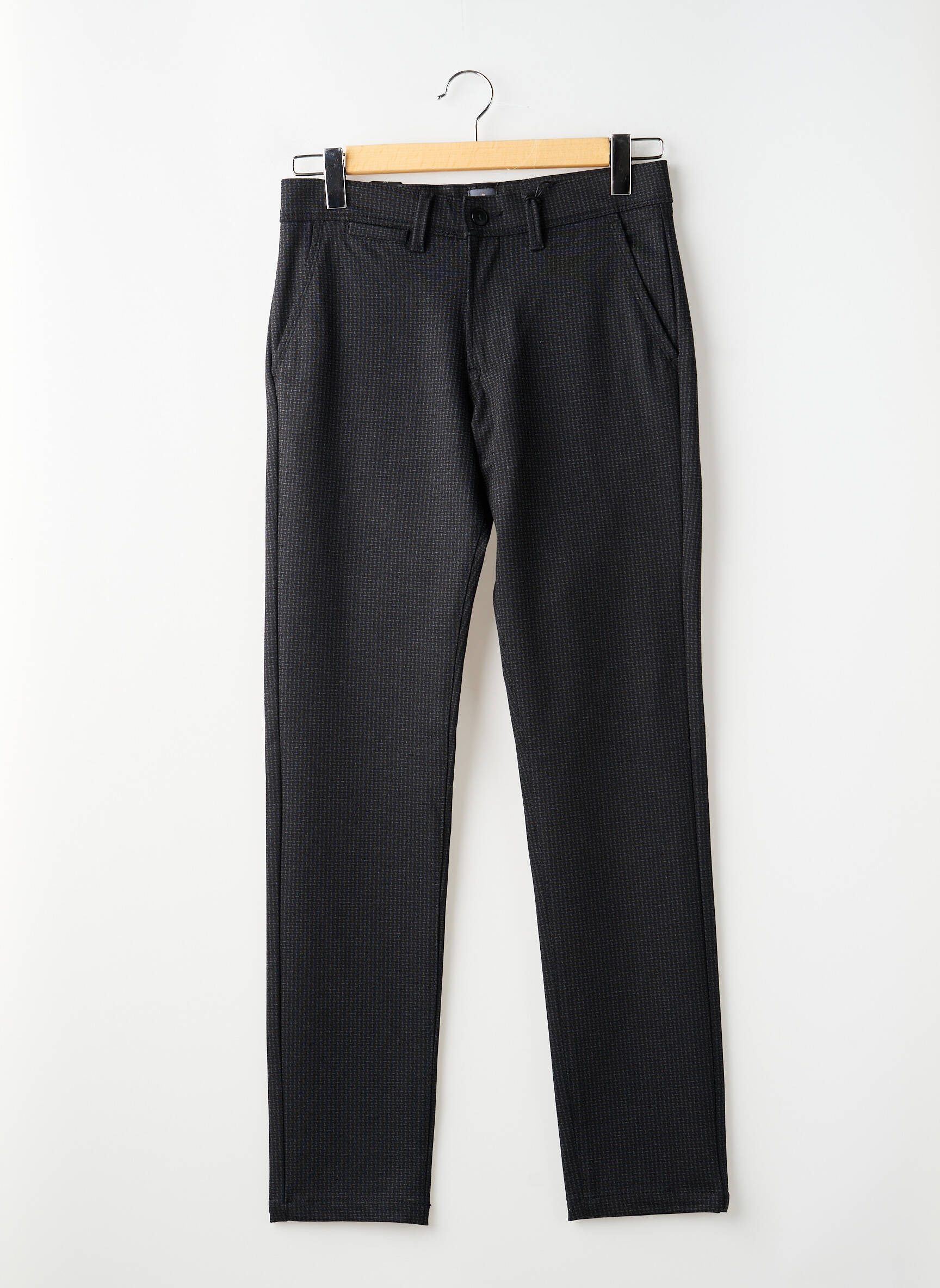Pantalon drept elasticitate mărime normală gri IMPACT bărbat