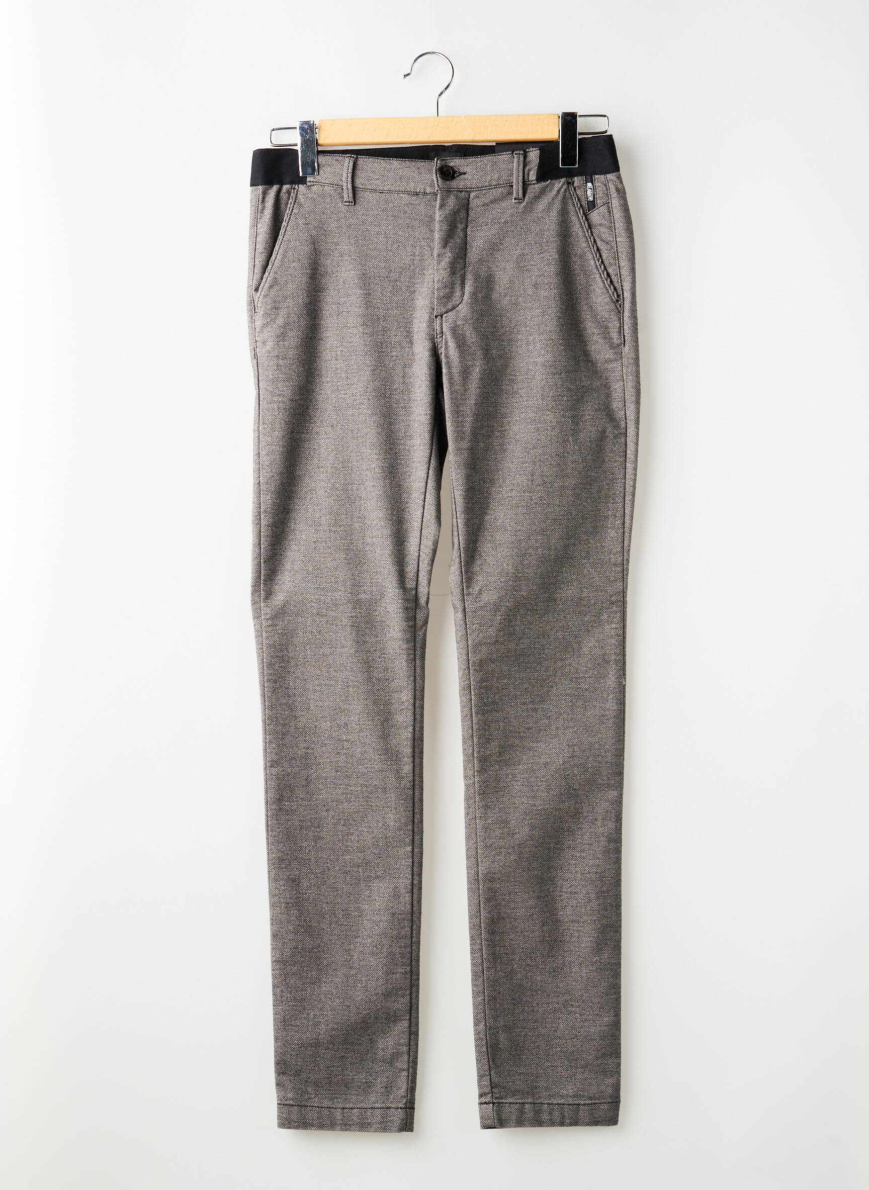 Pantalon drept elasticitate gri DELAHAYE bărbat