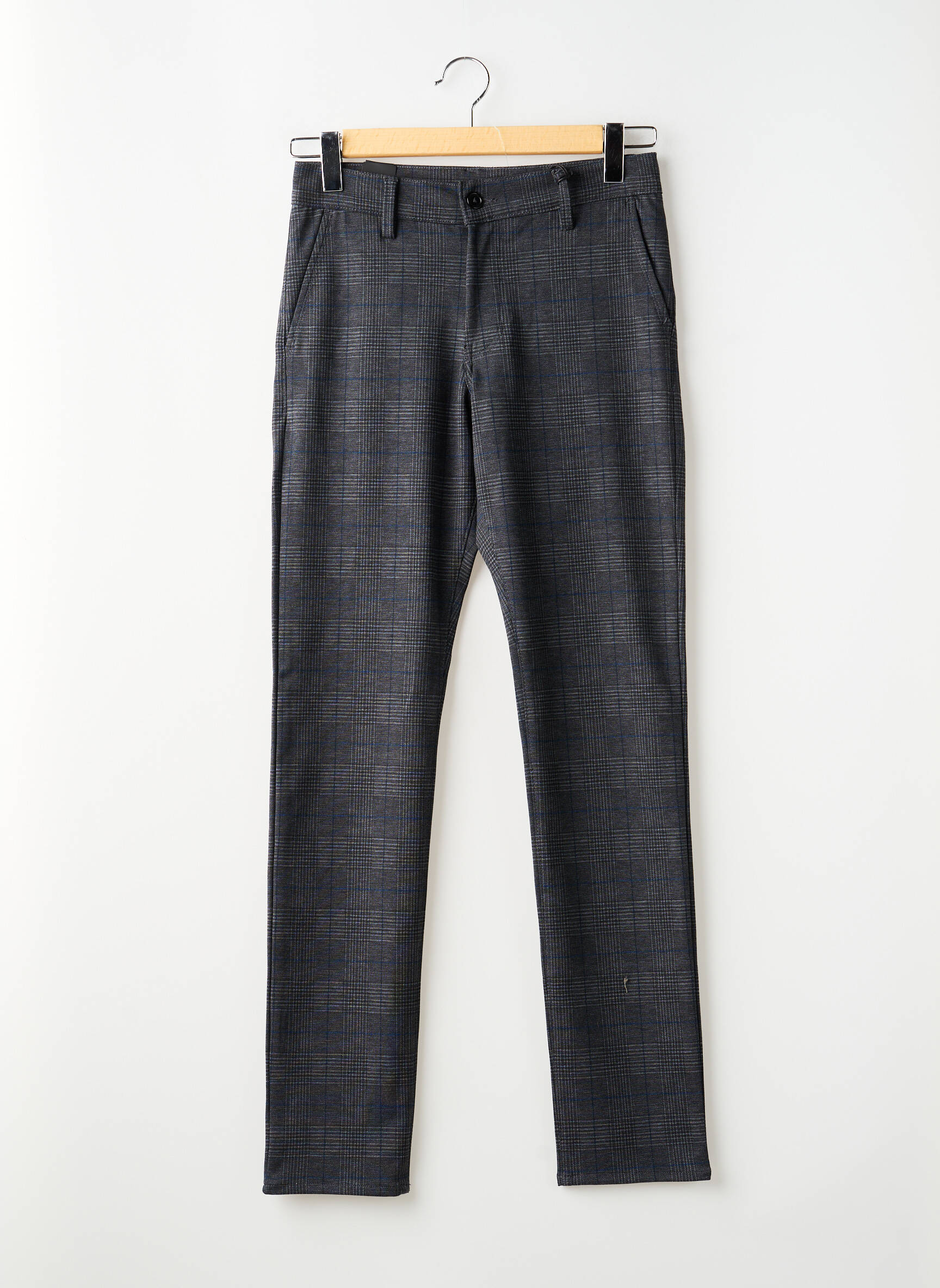 Pantalon slim elasticitate mărime normală gri IMPACT bărbat