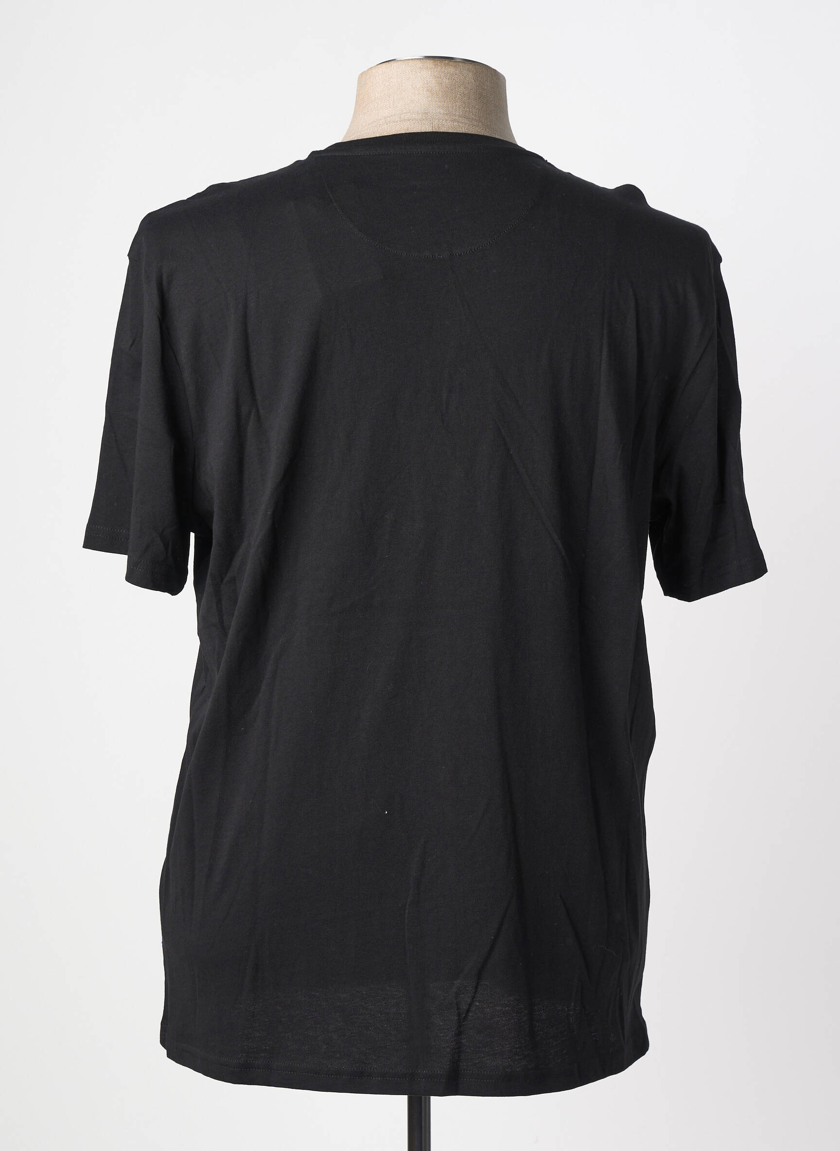 Tricou croială cambrată mâneci scurte negru TIFFOSI bărbat