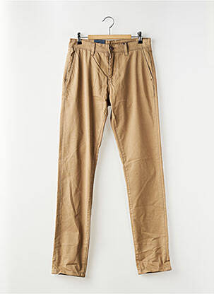Pantalon chino elasticitate mărime normală maro FQ1924 bărbat
