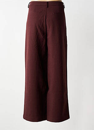 Pantalon larg țesătură poplin mărime normală violet NÜ femeie