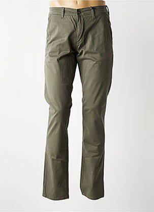Pantalon chino elasticitate mărime normală verde FQ1924 bărbat
