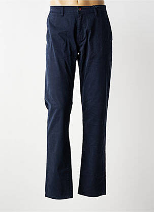 Pantalon chino elasticitate mărime normală albastru FQ1924 bărbat