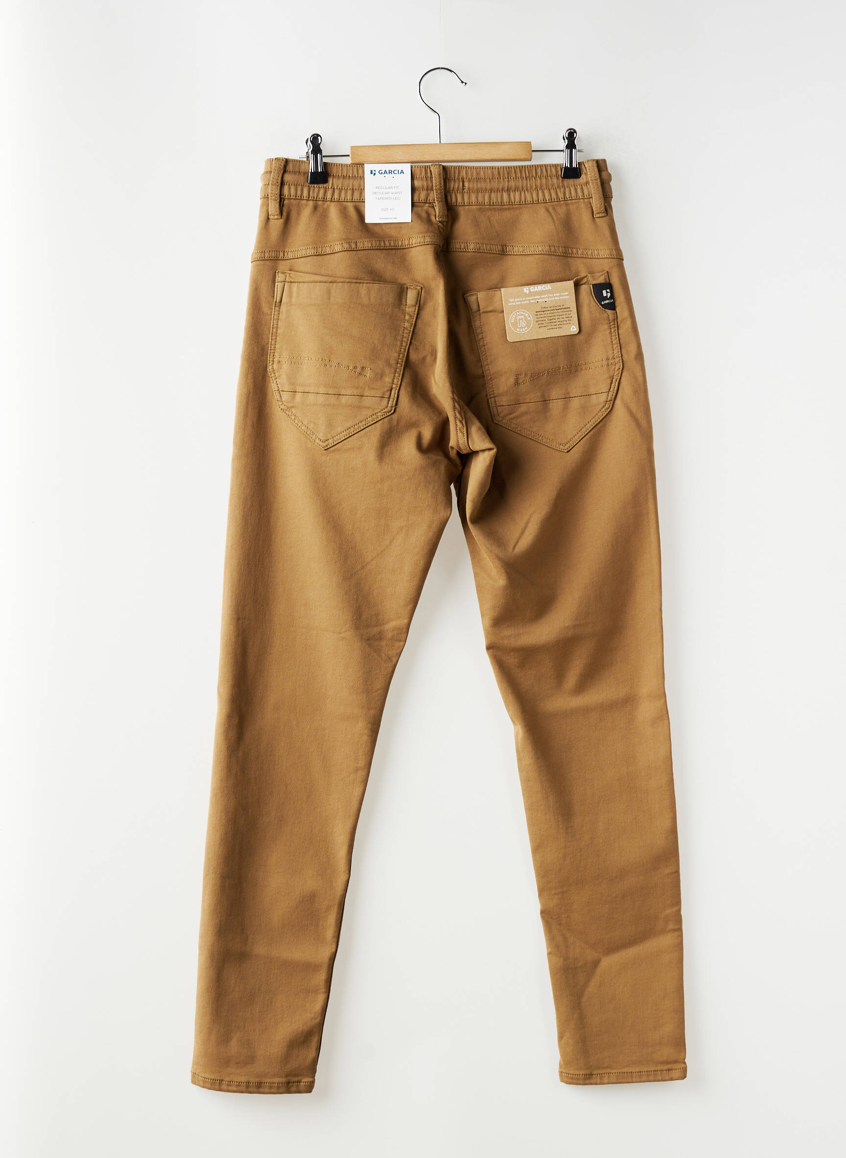 Pantalon slim elasticitate mărime normală maro GARCIA bărbat