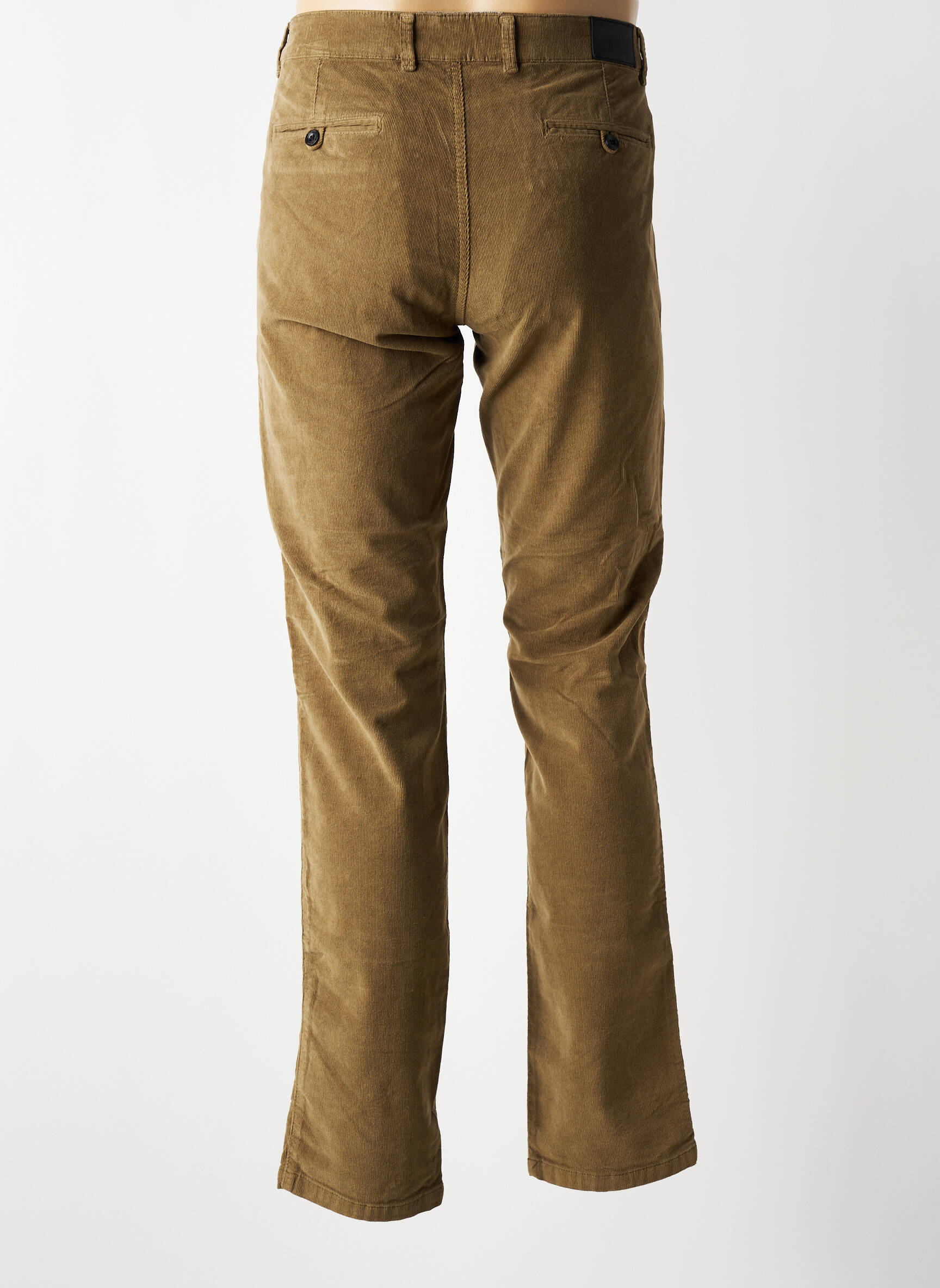 Pantalon chino elasticitate mărime normală verde DELAHAYE bărbat