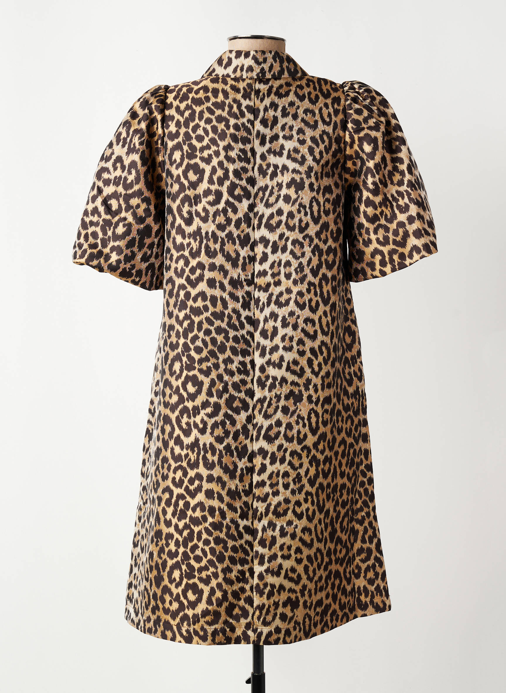 Rochie midi mâneci scurte mâneci scurte maro CULTURE femeie