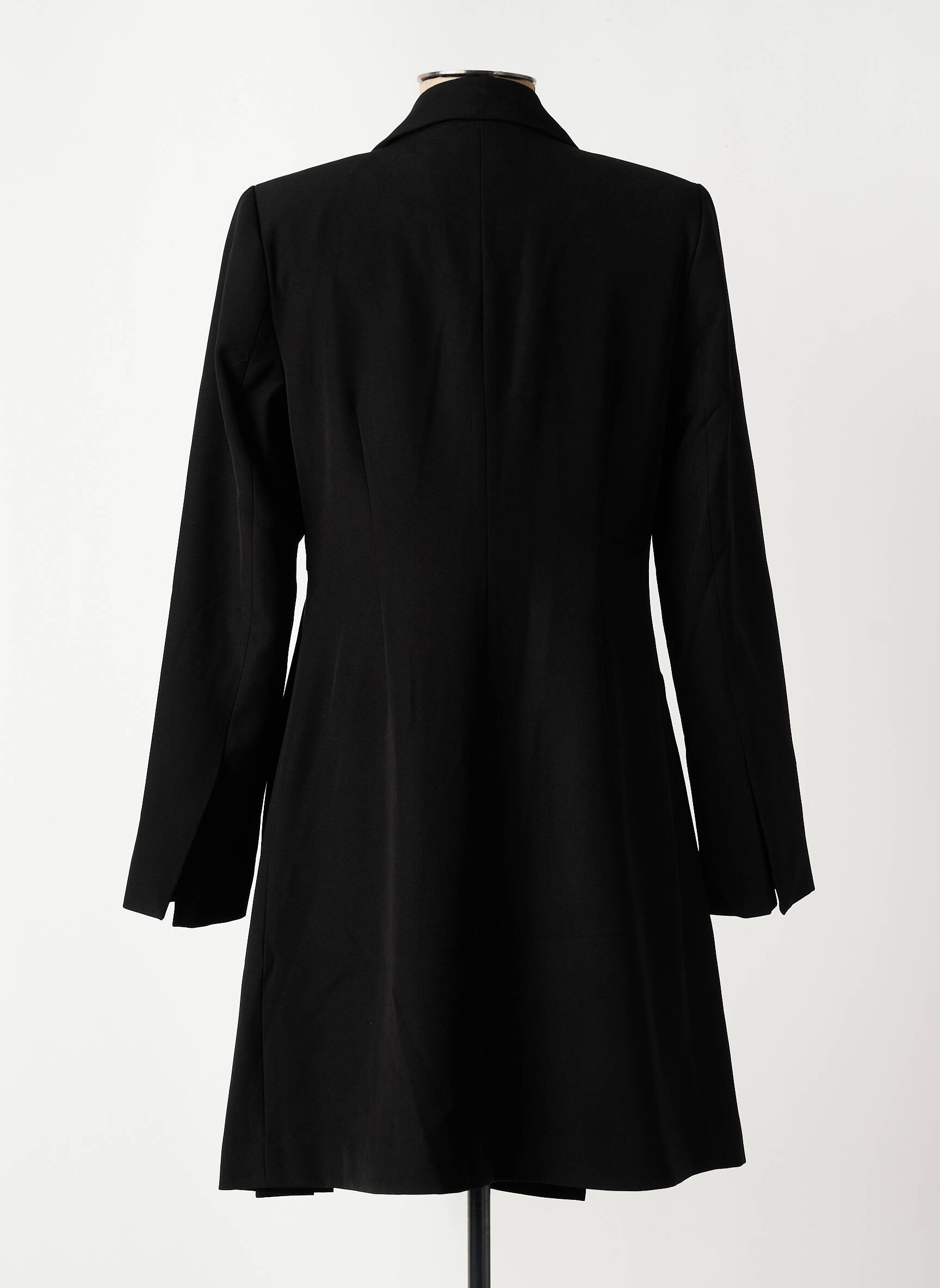 Rochie midi mâneci lungi mâneci lungi negru CULTURE MIX femeie