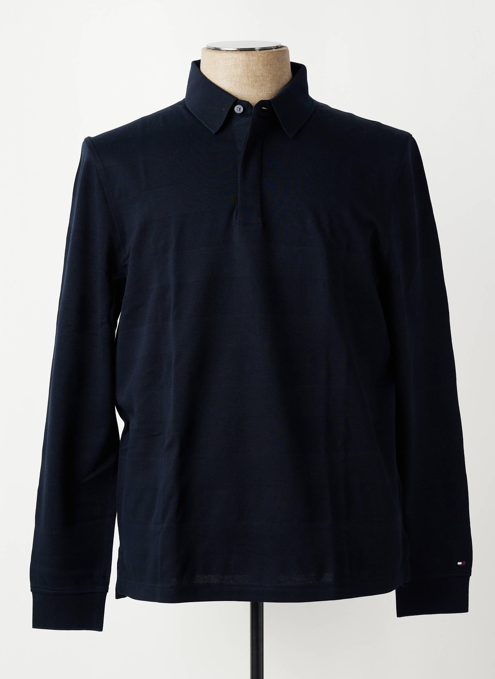 Polo mâneci lungi mâneci lungi albastru TOMMY HILFIGER bărbat