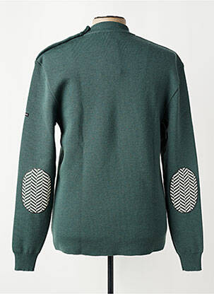 Pulover guler rotund mâneci lungi verde SAINT JAMES bărbat