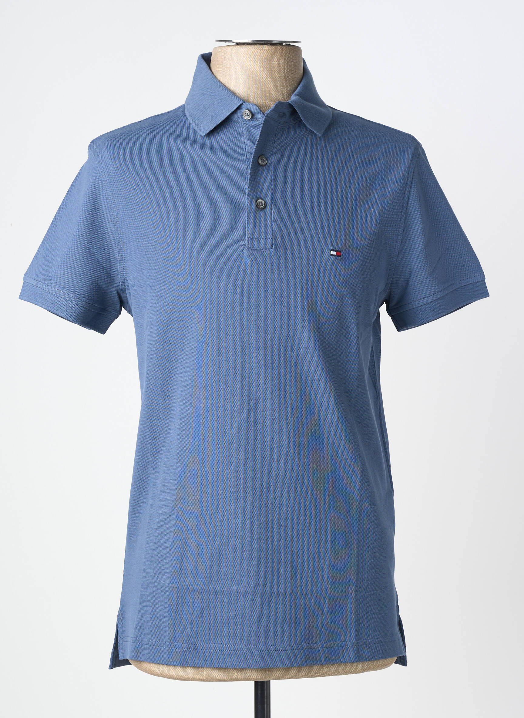 Polo elasticitate mâneci scurte albastru închis TOMMY HILFIGER bărbat