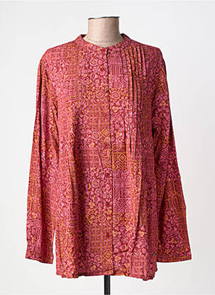 Bluză țesătură poplin mâneci lungi violet AGATHE & LOUISE femeie