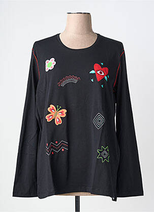 Tricou mâneci lungi mâneci lungi negru NOOS NOOS femeie
