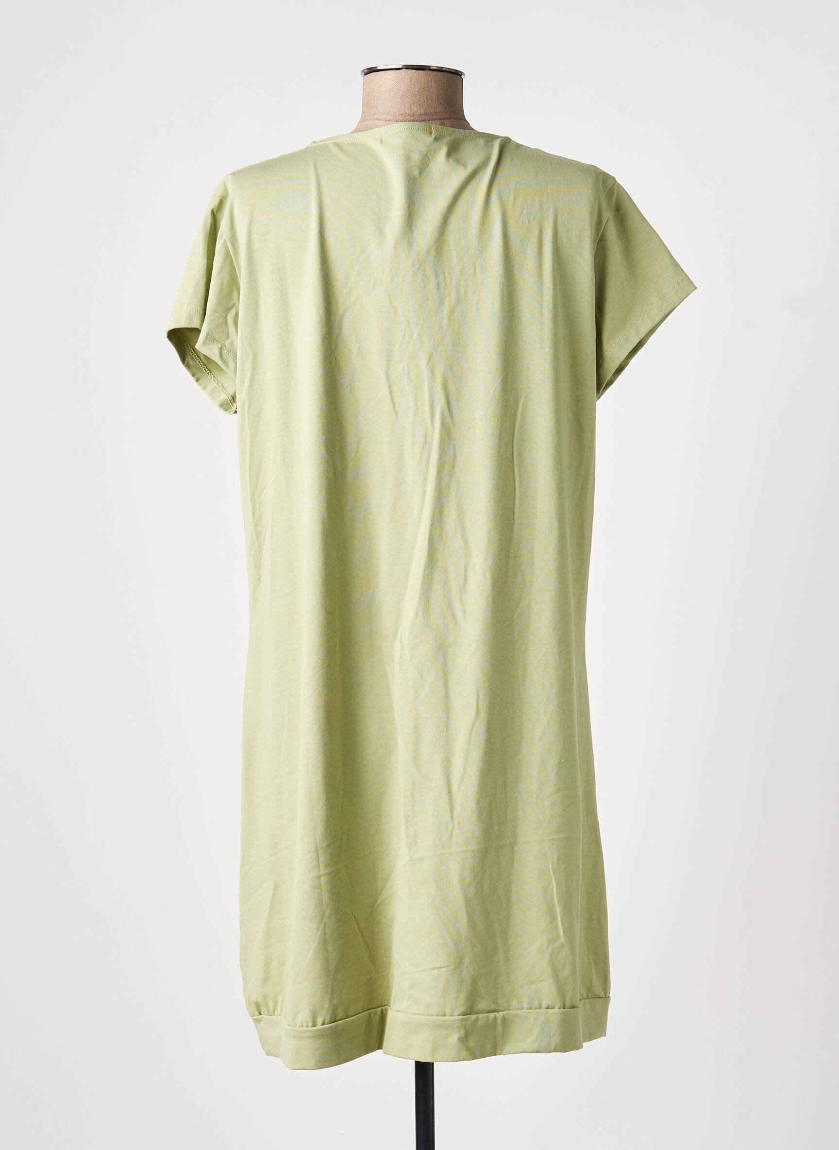Rochie scurtă mâneci scurte mâneci scurte verde NOOS NOOS femeie