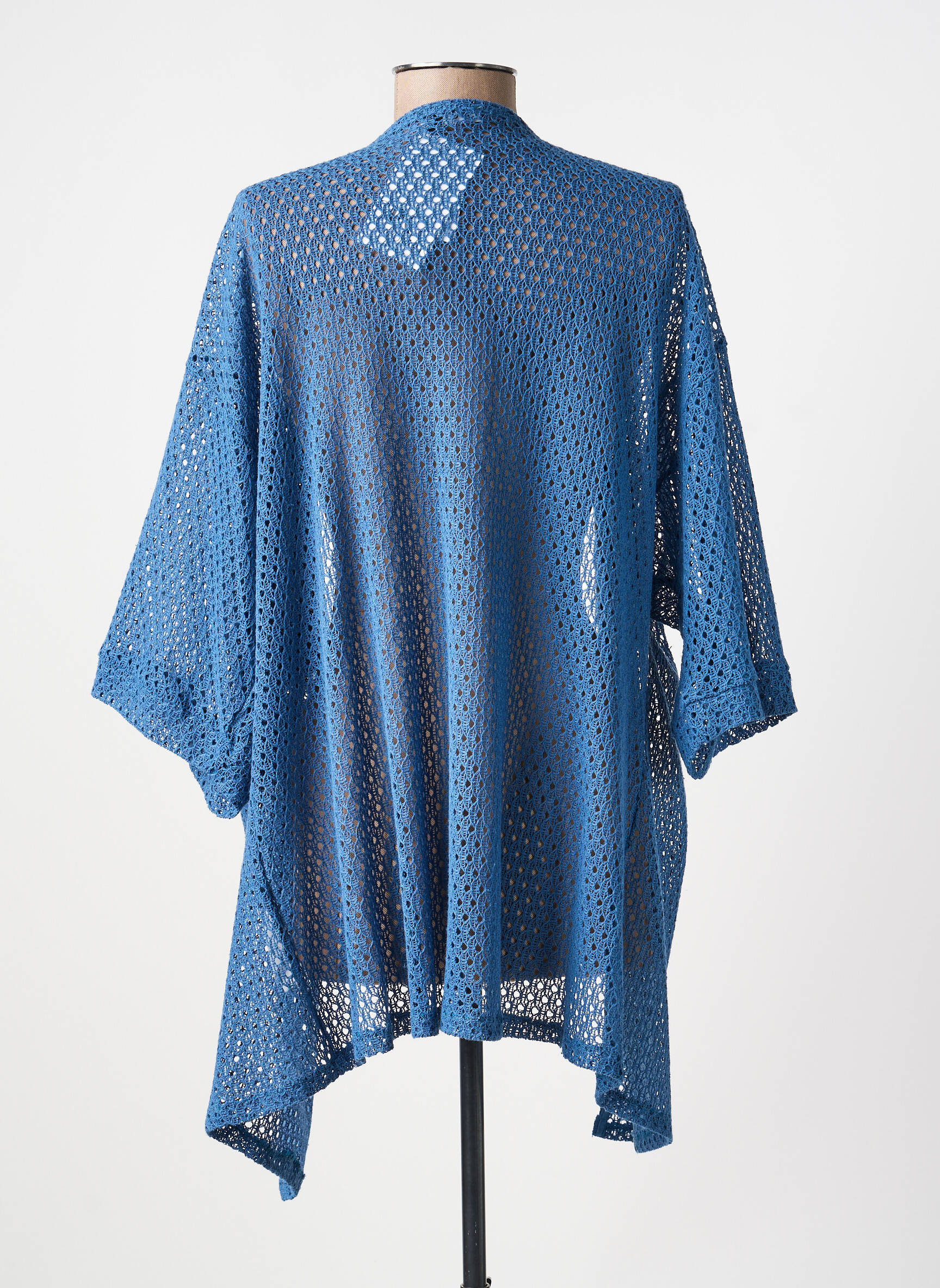 Vestă cu mâneci lungi mâneci 3/4 albastru SPG WOMAN femeie