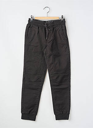 Pantalon drept buzunare talie elastică negru KAPORAL băiat