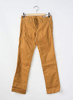 Pantalon chino croială dreaptă maro TEDDY SMITH băiat