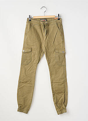Pantalon cargo buzunare talie elastică verde BLUE EFFECT băiat