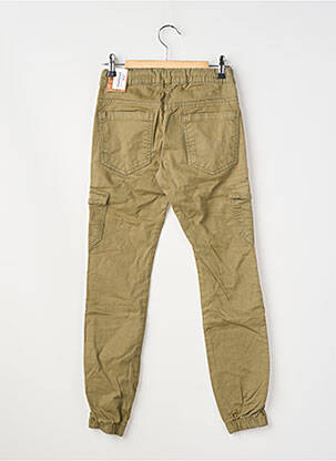 Pantalon cargo buzunare talie elastică verde BLUE EFFECT băiat