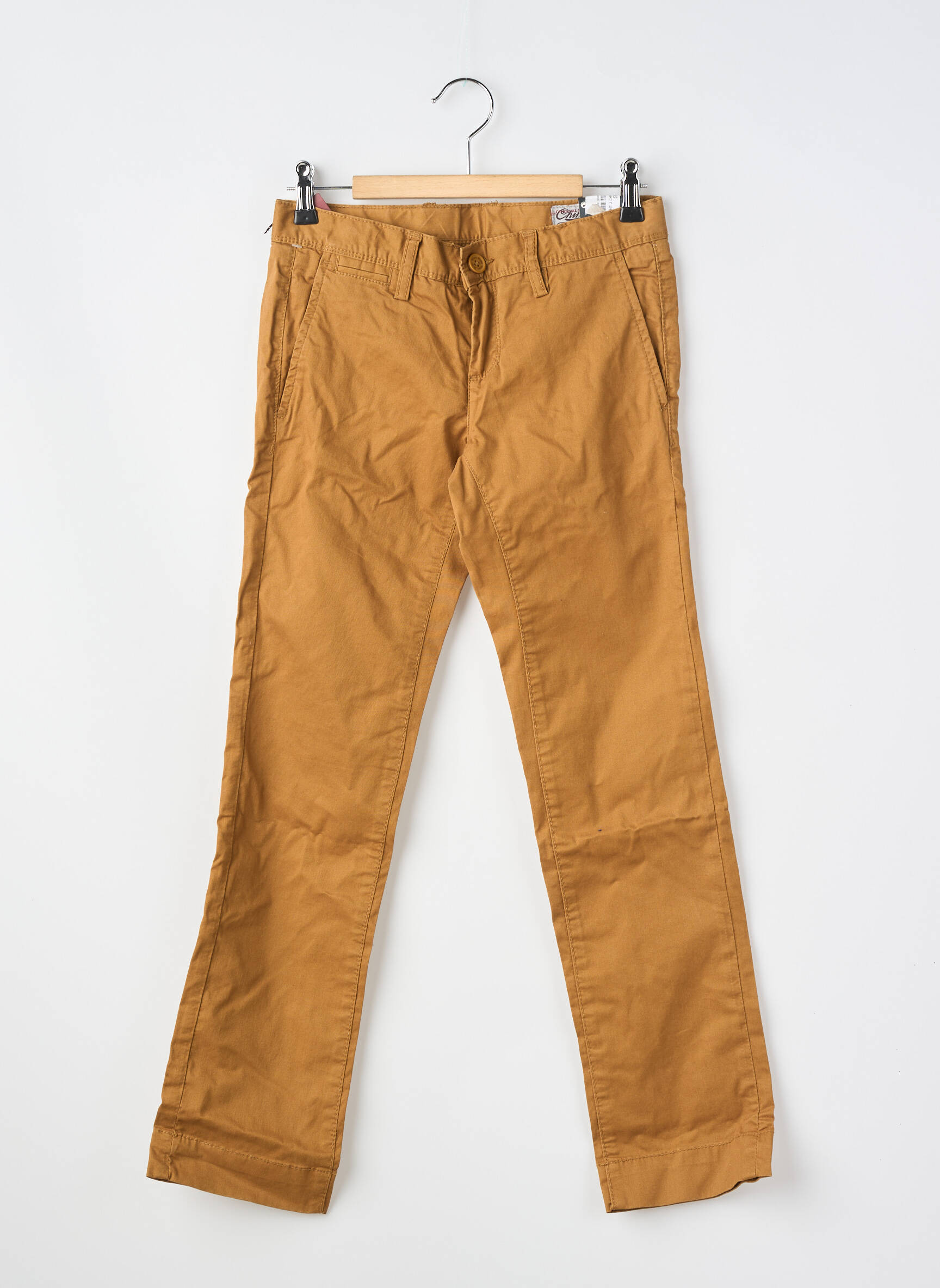Pantalon chino croială dreaptă maro TEDDY SMITH băiat