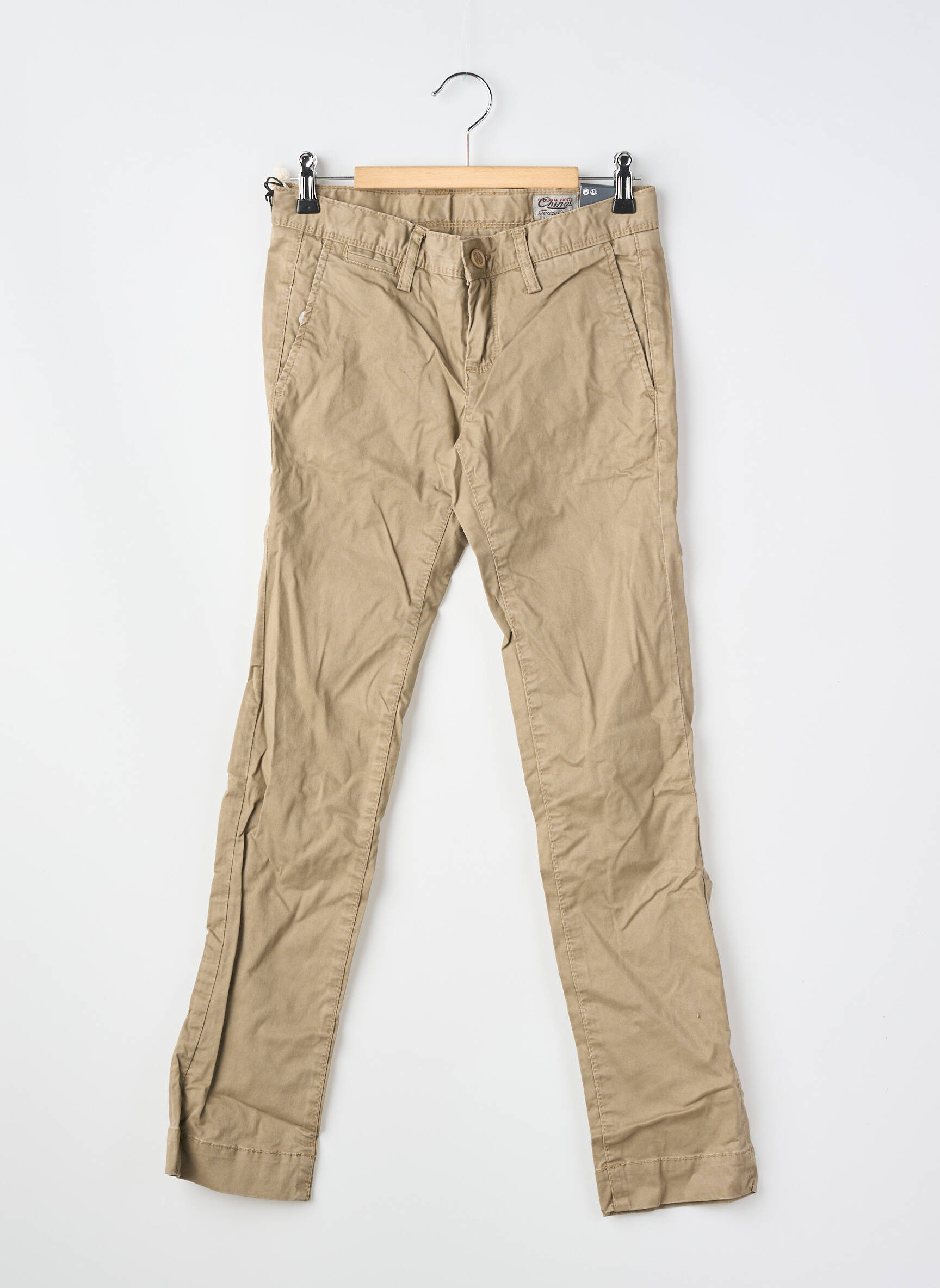 Pantalon chino croială dreaptă bej TEDDY SMITH băiat