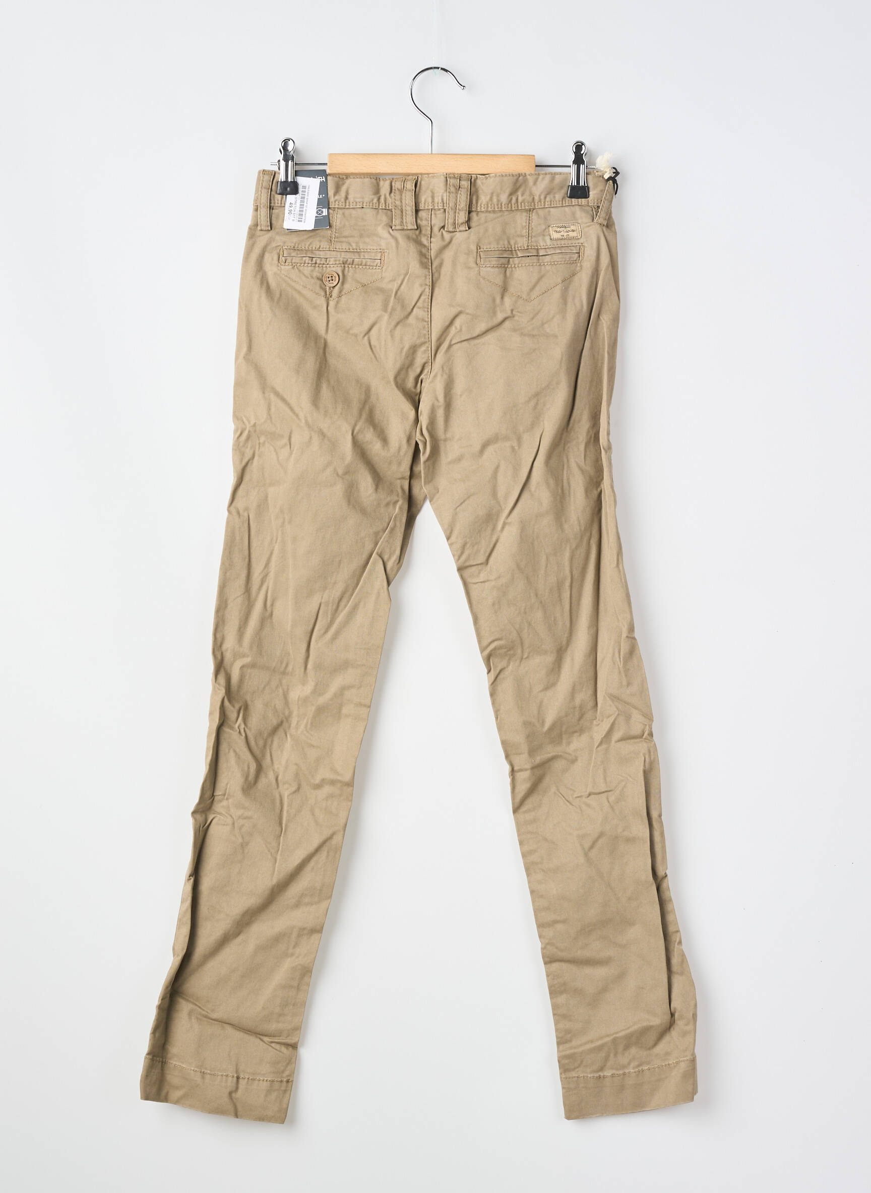 Pantalon chino croială dreaptă bej TEDDY SMITH băiat