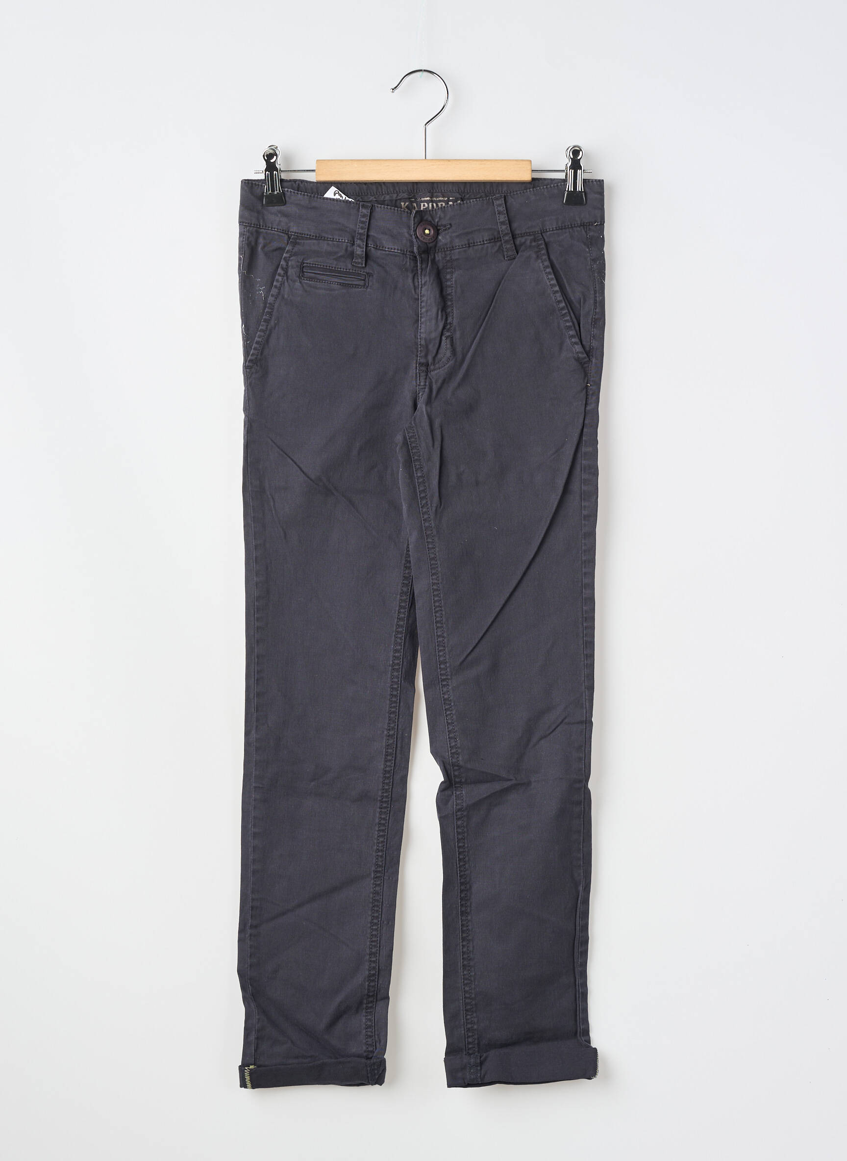 Pantalon chino croială dreaptă albastru KAPORAL băiat