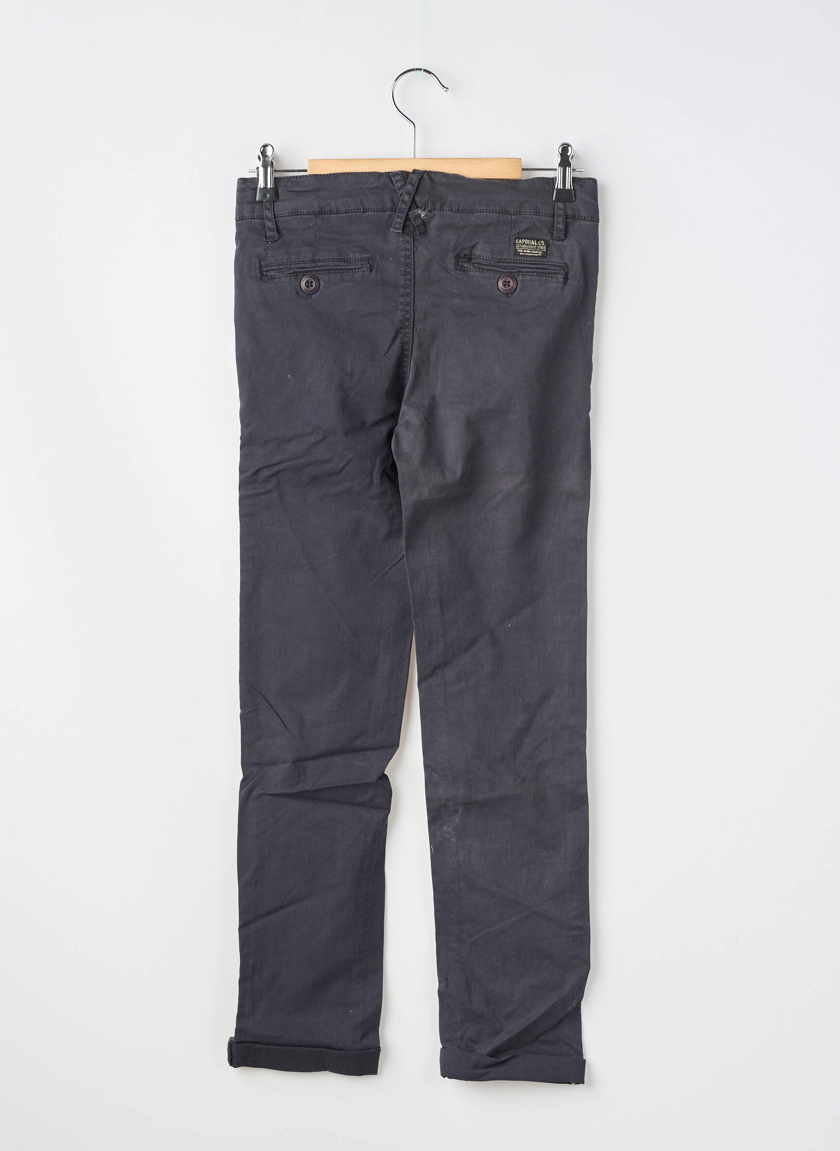 Pantalon chino croială dreaptă albastru KAPORAL băiat