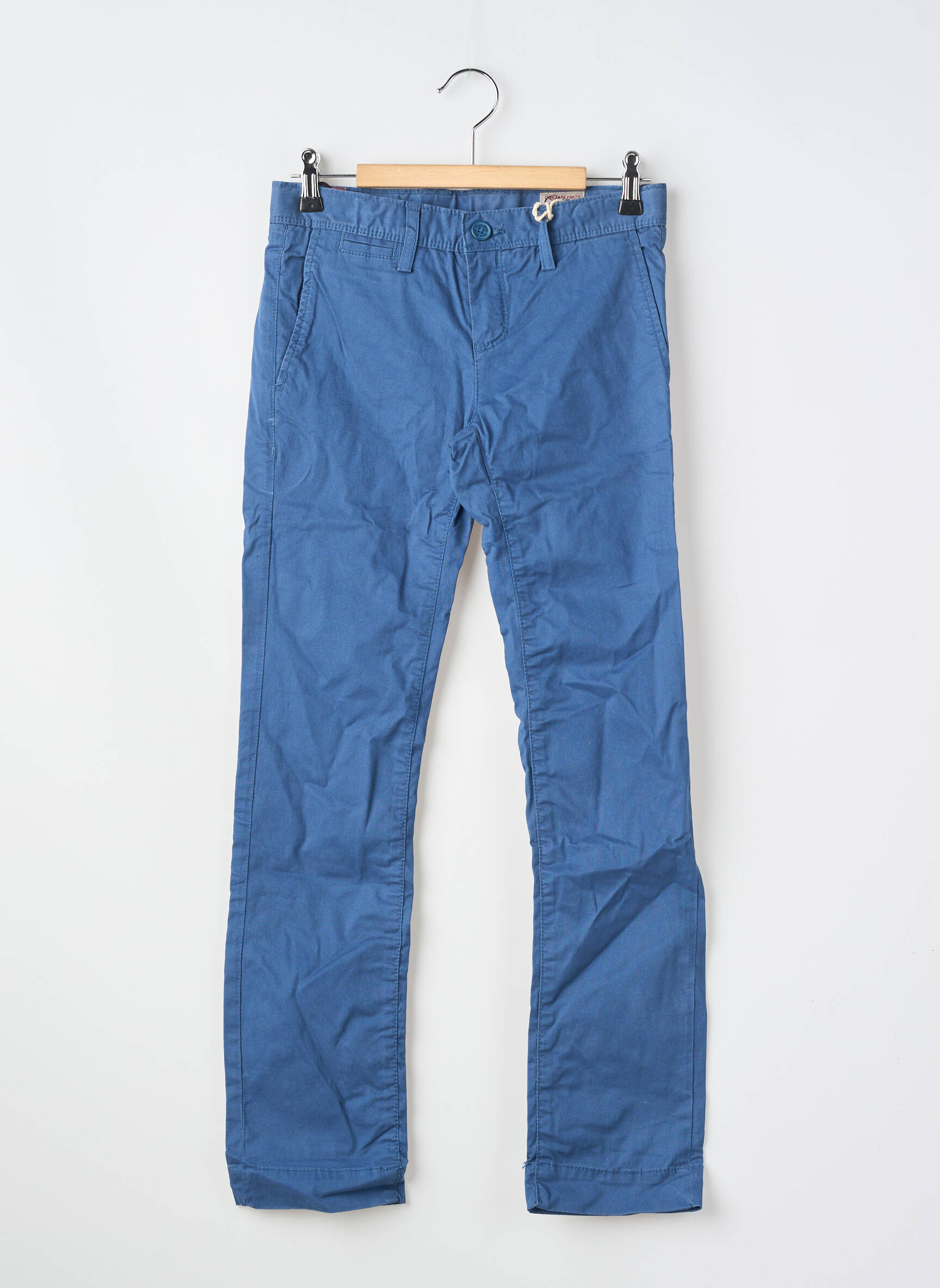 Pantalon chino croială dreaptă albastru TEDDY SMITH băiat